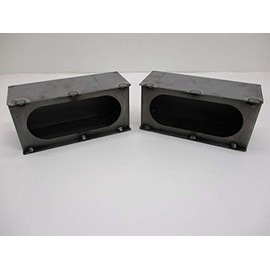 CTW Steel Oval Mounting Boxes for 6 inch LED Oval Brake Stop Turn Tail Lights/Set