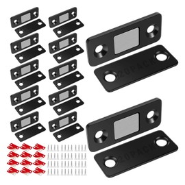 SOZOMO 20 Paquetes Imanes para Puerta de Armario,Cierres Magnéticos de Gabinete,Cierre Magnético para Puerta de Cajón,Imanes de Puerta Finos Magnéticos,para Cajón,Gabinete,Puertas Correderas etc