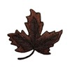 ID 7156 Dark Maple Tree Leaf Fall Autumn Embroidered Iron