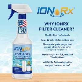 IonrX - Professional Strength Pool & Spa Filter Cleaner