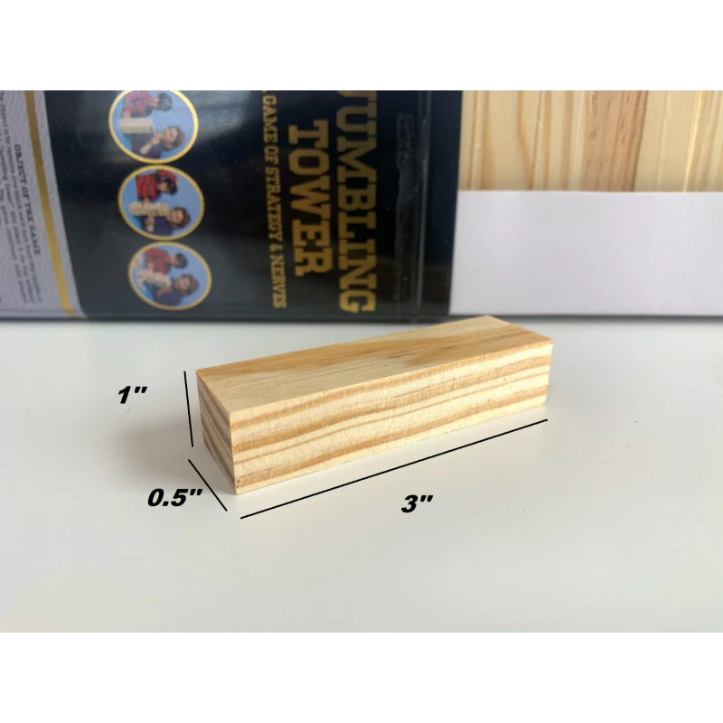 Cardinal Games Jumbling Tower Game with 48 Wood Pieces Game