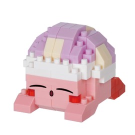 nanoblock NBCC_161 Kawada Nanoblock Star Kirby Sleep, 160 Pieces, 12 Years and Up