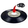 sdroceRyaM 45 RPM Adapter Solid Aluminum Dome 45 Adapter for