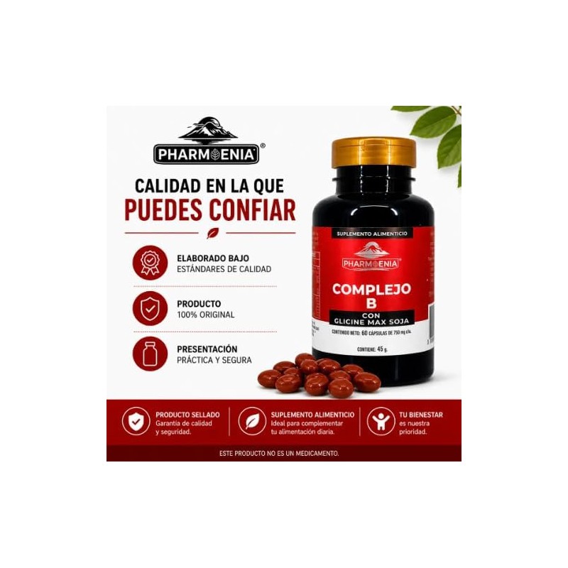 Pharmenia Complejo B con Glicine Max Soja