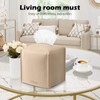 Tissue Box Cover, Tclouda, Modern PU Leather Square Tissue Box