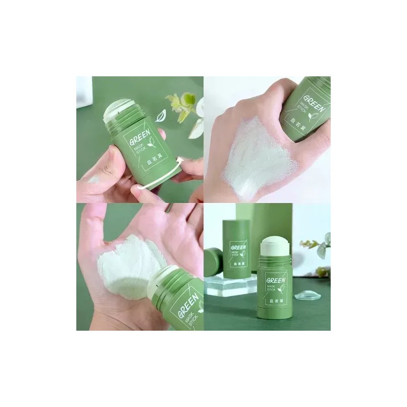 Mascarilla Stick Barra Arcilla Té Verde Para Puntos Negros