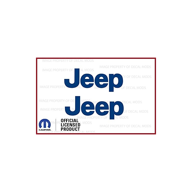 Decal Mods 97-06 TJ Fender Small Jeep Side Logo Graphic