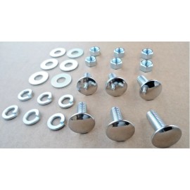 Online Auto Supply 6 HIGH QUALITY ST STL BUMPER BOLTS/NUTS! FOR 1960 &UP GM CAMARO NOVA 442 GTO ETC