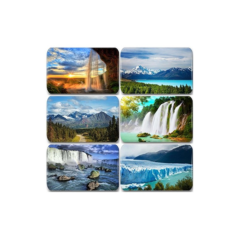 Merchandise for Fans Naturwunder der Erde 01 Rectangular Fridge Magnets