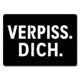 speecheese Funny Verpiss Dich Doormat in 35 x 50 cm without Border Humorous Doormat - Ideal for the Home to Display Uninvited Guests