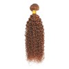 Light Brown Curly Wave Bundles Color #30 Brown Human Hair