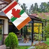60×90 CM Canada Ireland Combo Flag,2×3 FT Canadian Irish Friendship