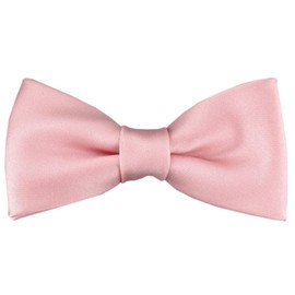 TigerTie Small children Baby bow tie in pink with elastic band 29 bis 40 cm Neck circumference adjustable + storage box