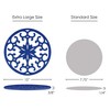 gasaré, Extra Large, Thick, 10" Silicone Trivets for Hot Dishes,