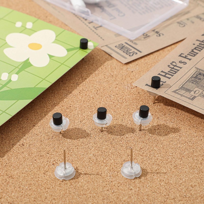 Outus 50 Sets Magnetic Push Pin Magnet Thumb Tack Poster