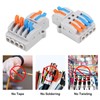 10pcs Lever Wire Connectors Quick Wiring Cable Connectors Plug-in Conductor