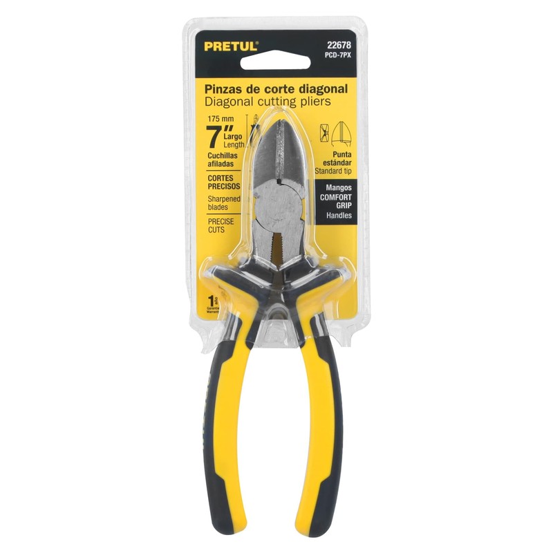 Pretul PCD-7PX, Pinza de corte diagonal 7" mango Comfort Grip