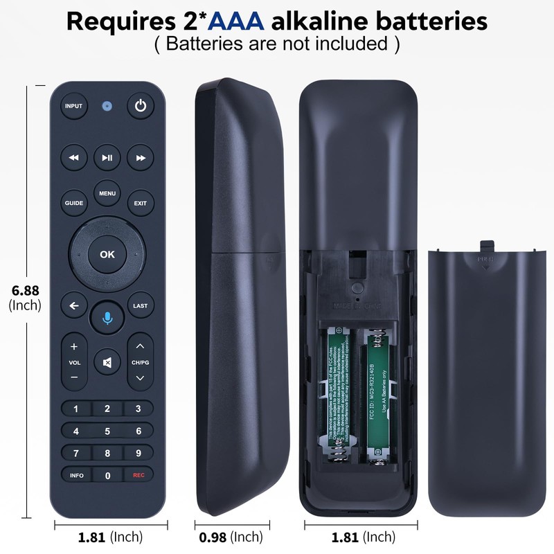RETROSUN Voice Replacement Remote Control for Verizon FiOS TV All