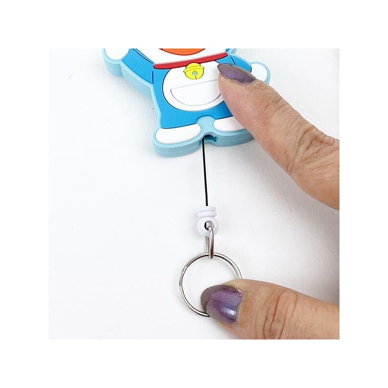 Perfect World Tokyo ID Card Case Doraemon Rubber Keychain **