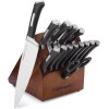 Calphalon Brand New 15-Piece Calphalon Kitchen Knife Set with Self-Sharpenin