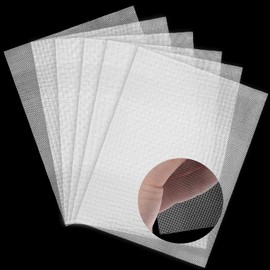 6 Pcs Air Vent Mesh Screen Metal Screen Mesh 8"x6" 40 Wire Screens Meshes for Weld, Stainless Steel Thermoplastic Bumper Car Repairs, Silver, 150 x 200mm