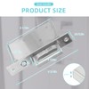 gifsin Sliding Pocket Door Hidden Handle, 304 Stainless Steel Pocket