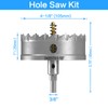 TCT Hole Saw Set, 4-1/8"(105mm) Heavy Duty Tungsten Carbide Tipped