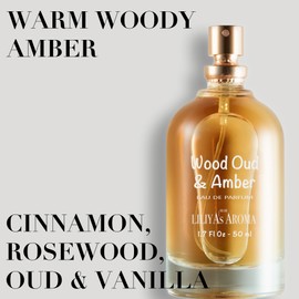 Liliya's Aroma Wood Oud & Amber Eau de Parfum 1.7 Fl Oz