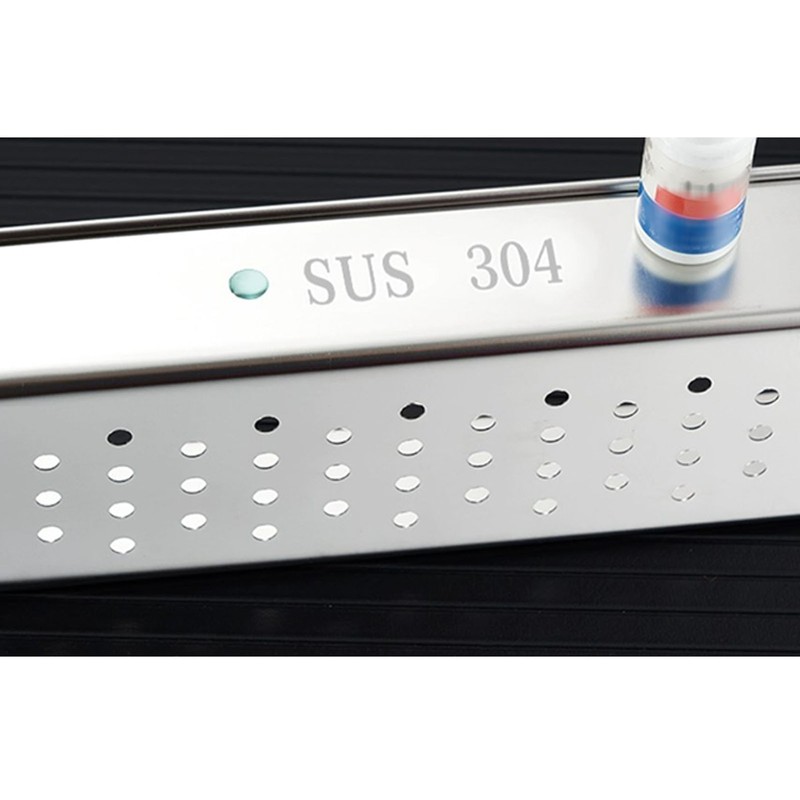 Silverware Tray Stainless Steel Widened Splash Proof Cutlery Organizer for