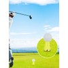 20Pcs Plastic Golf Tees Lightweight Golf Simulator Tees Portable Golf