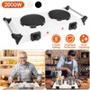 Electric Hot Plate, Electric Double Burners for Cooking, 2000W Countertop