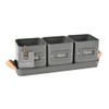 Three Herb Pots in a Tray by Burgon & Ball