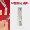 Revlon Dual-Ended Nail Clipper for Men, Straight and Curved Edges,