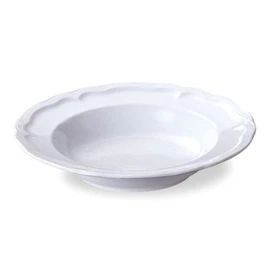 Krista, 9.4 inches (24 cm), Soup Plate, White Tableware, Made in Japan