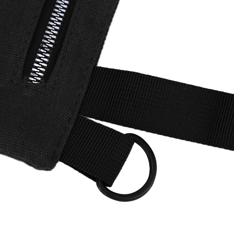 Tool Storage Bag Canvas Foldable Zipper Design Lightweight and Durable