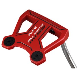 Rife Golf Roll Groove Technology Series Right Handed Red RG8 Full Exotic Mallet Putter Precision Milled Face Edge and Cavity Ensures an Ideal Weight Balance (Right, 33")