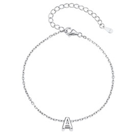 Bracelets for Womens Mum Bracelet 925 Silver Bracelet Letters Sister Gifts Hand Chain Initial Bracelet