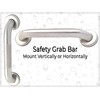 Bathroom Safety 1.5" Grab Bar - ADA Handrail/Bathtub Shower Toilet/304