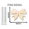 Unfinished Wood Bow Ribbon Shape Craft up to 46" DIY