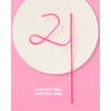 xo, Fetti 21st Birthday Party XL Pink 21 Straw |