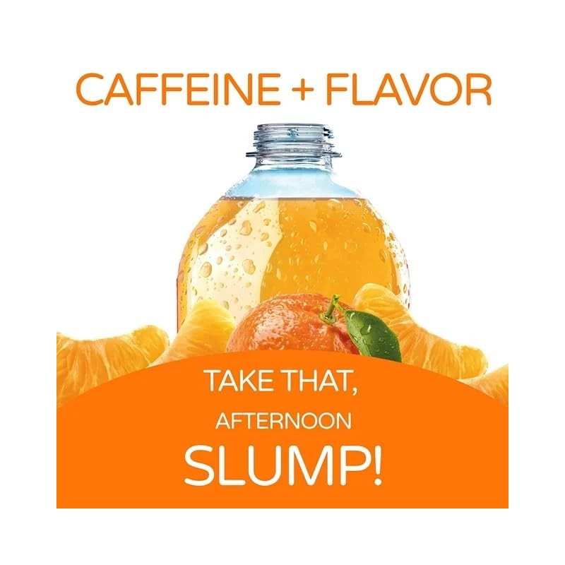 Crystal Light On The Go Splash, Citrus with Caffeine, 0.9-Ounce