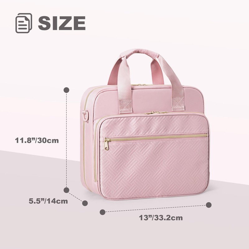 Prokva 3 Ring Zipper Binder 2 Inch, Accordion File Organizer