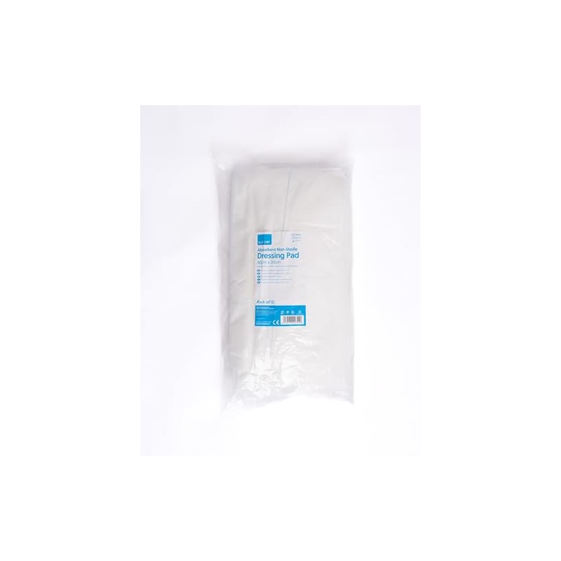 Blue Dot Sterile Absorbent Dressing Pads 15-Pieces, 20cm x 20cm