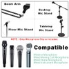Norhogo 2 Pack mic clips for stands, Universal Microphone Clip
