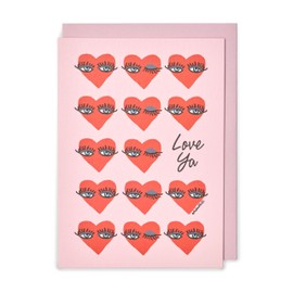 UK Greetings Kindred X Kendra Dandy - Love Ya Hearts - Valentine's Day Card