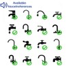 DACUAN Portable Rubber Sink Hose Faucet Sprayer Sink Hose Attachment