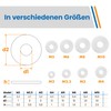 Large Plastic Washers DIN 9021 M6-25 Pieces - Washers with