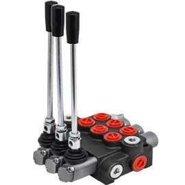 Double Acting 11 GPM Hydraulic Directional Control Valve with 3 Spools Product Category Control ValvesFlow Rate: 11 GPM, Interface: NPT