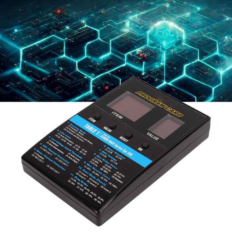 LED Program Card Box Brushless Universal ESC Programming Card for