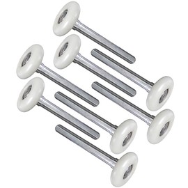 YUANQIAN Durable Nylon Garage Door Rollers, 6200ZZ 11, Ball Bearings, 4.75" Stem (Pack of 8) (Garage Door Roller, 120mm, Pack of 8)